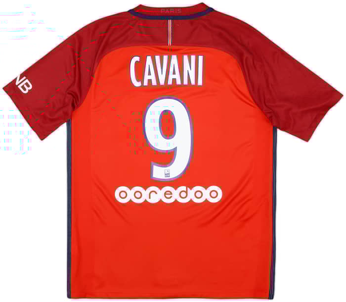 2016-17 Paris Saint-Germain Away Shirt Cavani #9 - 9/10 - (M)