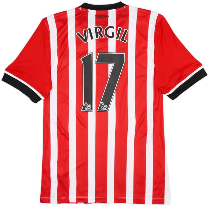 2016-17 Southampton Home Shirt Virgil #17 - 8/10 - (M)