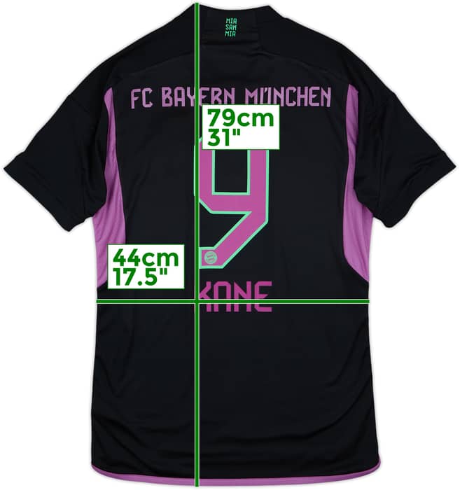 2023-24 Bayern Munich Away Shirt Kane #9 - 8/10 - (M)