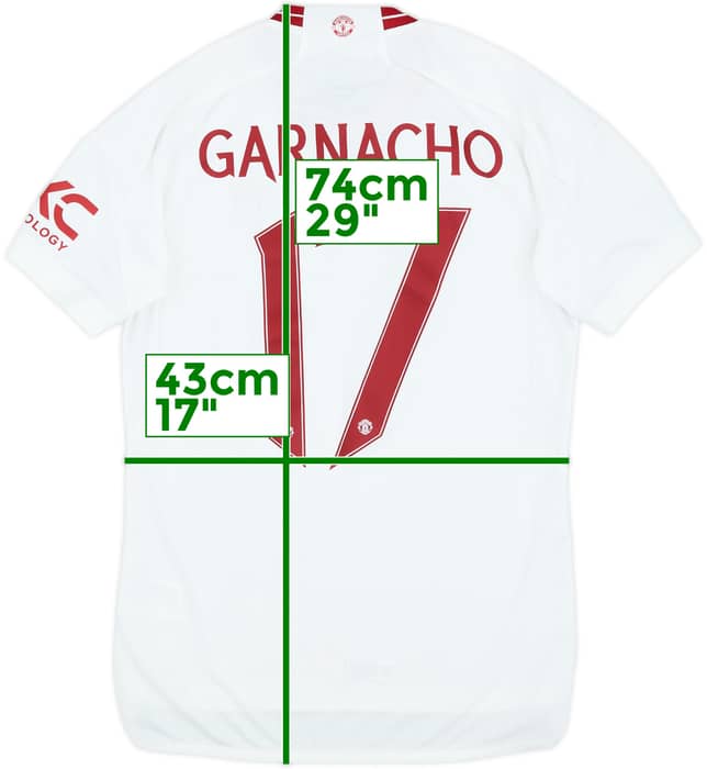 2023-24 Manchester United Third Shirt Garnacho #17 - 8/10 - (S)