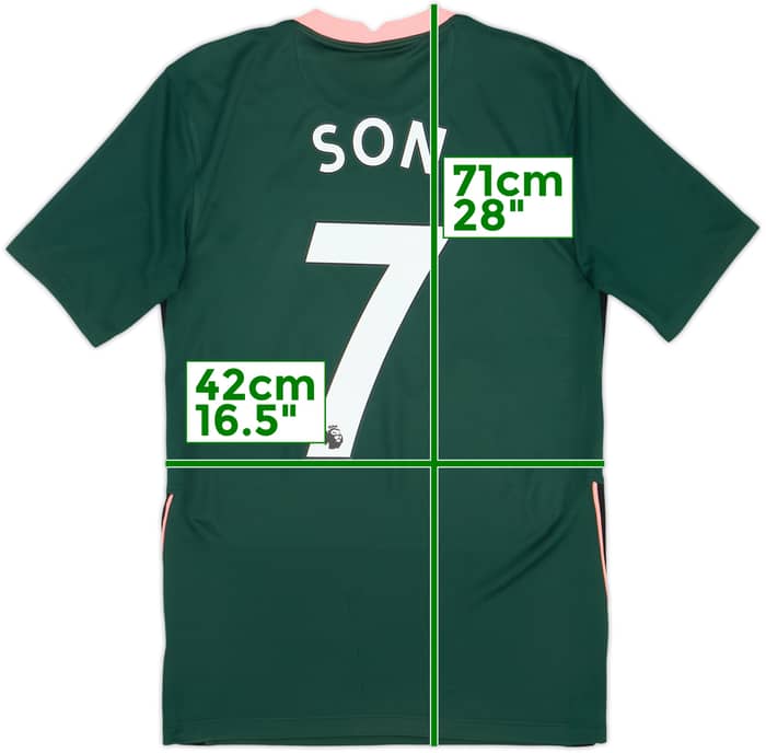 2020-21 Tottenham Away Shirt Son #7 - 7/10 - (XS)