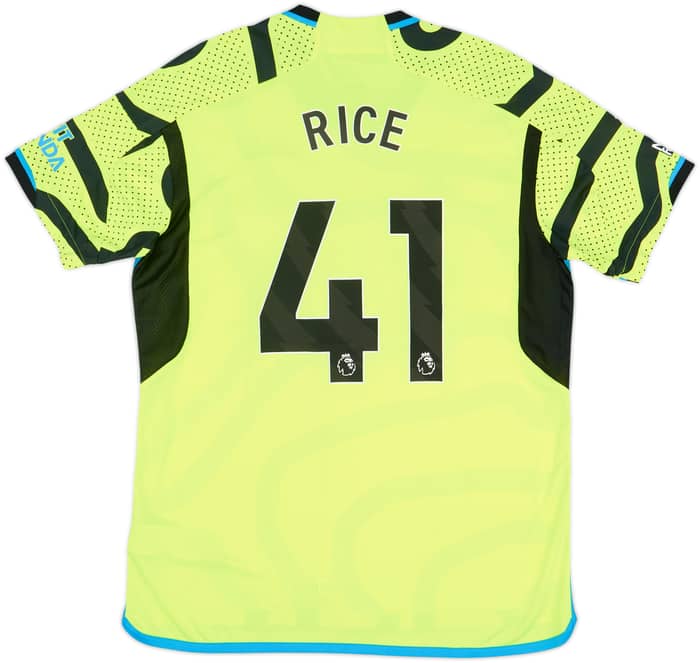 2023-24 Arsenal Away Shirt Rice #41 (L)