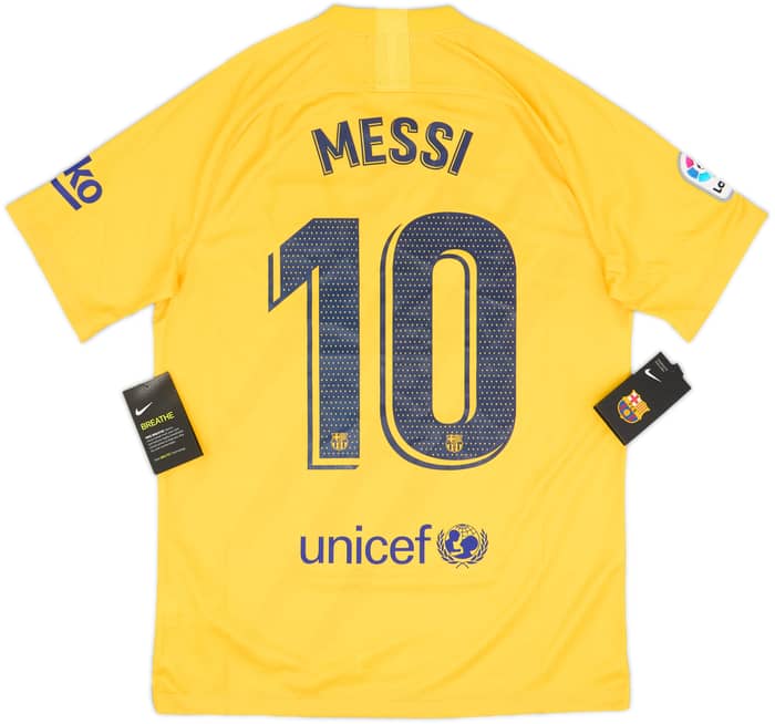 2019-20 Barcelona 'Senyera' Fourth Shirt Messi #10 (M)