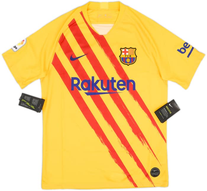 2019-20 Barcelona 'Senyera' Fourth Shirt Messi #10 (M)