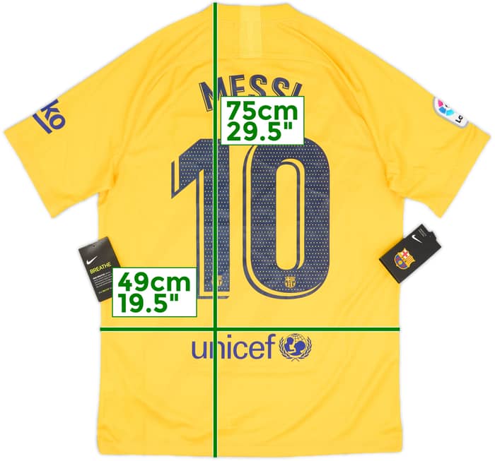 2019-20 Barcelona 'Senyera' Fourth Shirt Messi #10 (M)