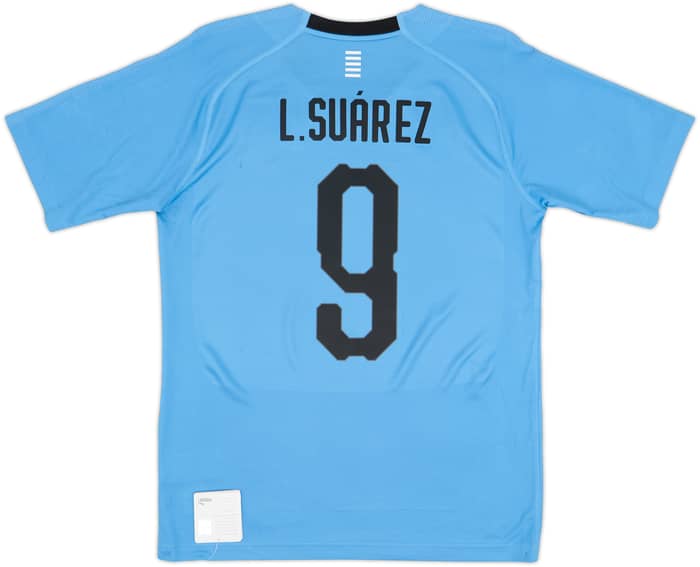 2018-19 Uruguay Home Shirt Suarez #9 (M)