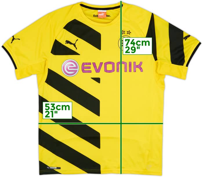 2014-15 Borussia Dortmund Home Shirt - 8/10 - (L)
