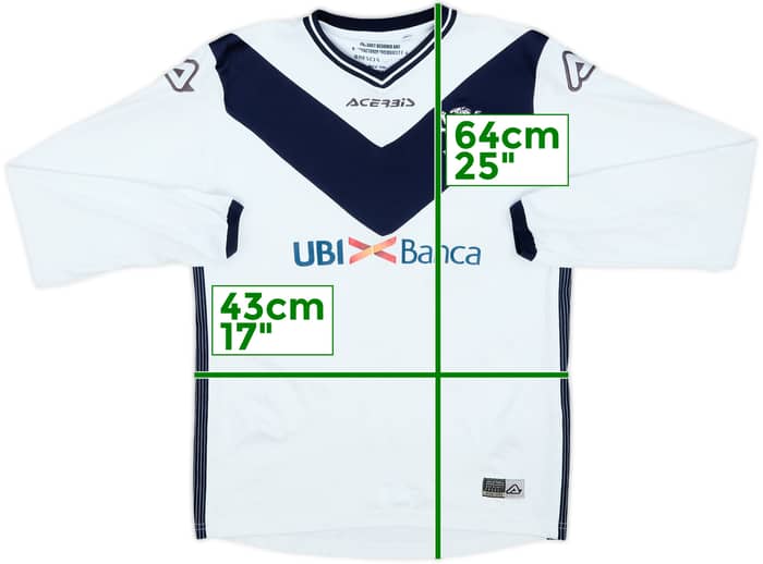 2017-18 Brescia Away L/S Shirt #11 - 5/10 - (XS)