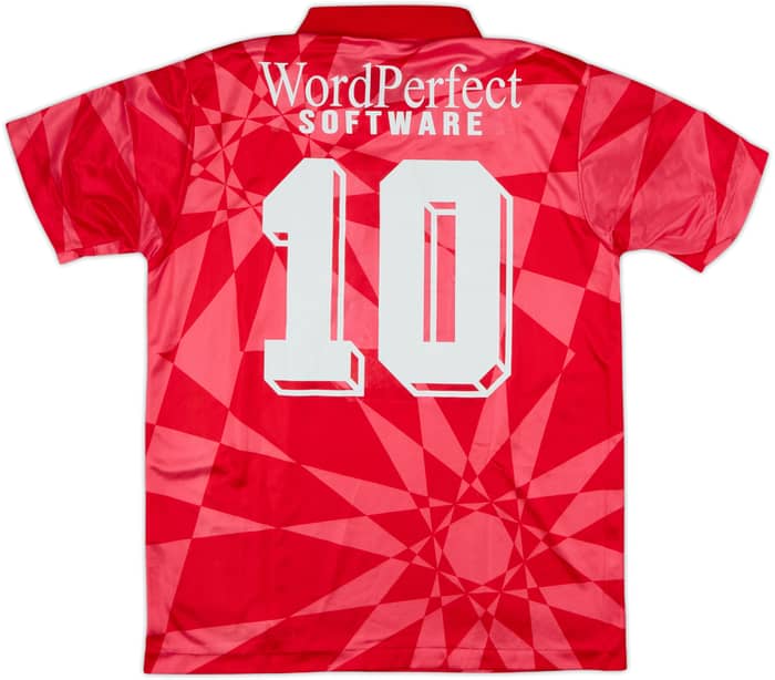 1993-94 Urawa Red Diamonds Home Shirt #10 - 8/10 - (M/L)