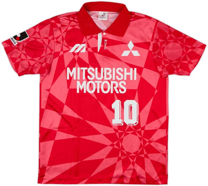 1993-94 Urawa Red Diamonds Home Shirt #10 - 8/10 - (M/L)