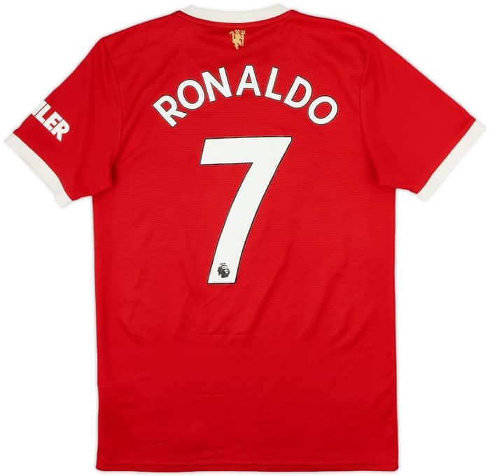 2021-22 Manchester United Home Shirt Ronaldo #7 - 7/10 - (S)