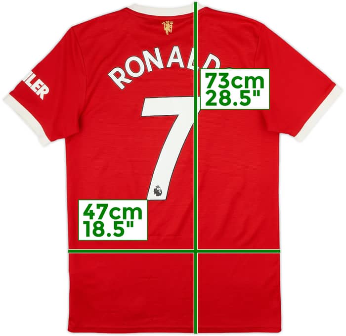 2021-22 Manchester United Home Shirt Ronaldo #7 - 7/10 - (S)