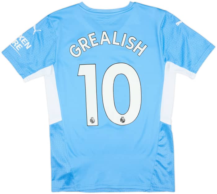 2021-22 Manchester City Home Shirt Grealish #10 - 10/10 - (S)