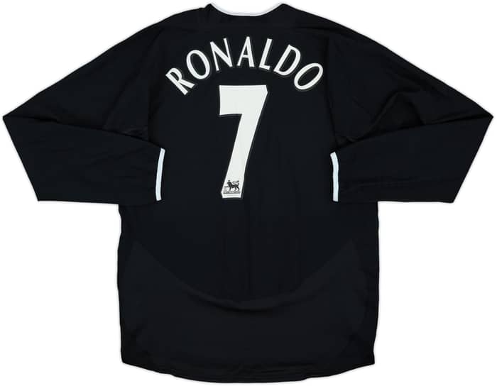 2003-05 Manchester United Away L/S Shirt Ronaldo #7 - 7/10 - (M)