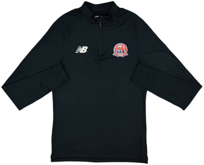 2022-23 AFC Fylde Women's New Balance 1/4 Zip Drill Top - 10/10 - (M)