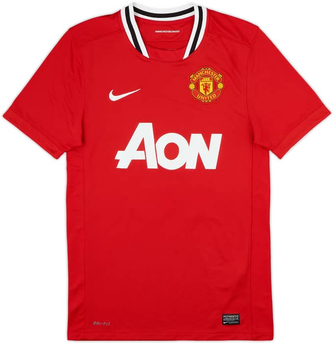 2011-12 Manchester United Home Shirt Rooney #10 - 8/10 - (S)