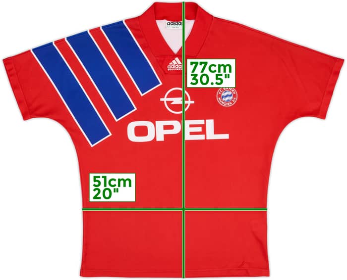 1991-93 Bayern Munich Home Shirt - 9/10 - (M)