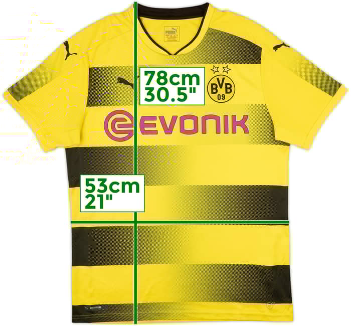 2017-18 Borussia Dortmund Home Shirt - 8/10 - (L)