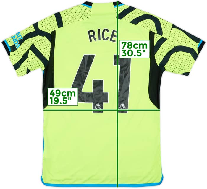 2023-24 Arsenal Away Shirt Rice #41 - 8/10 - (M)