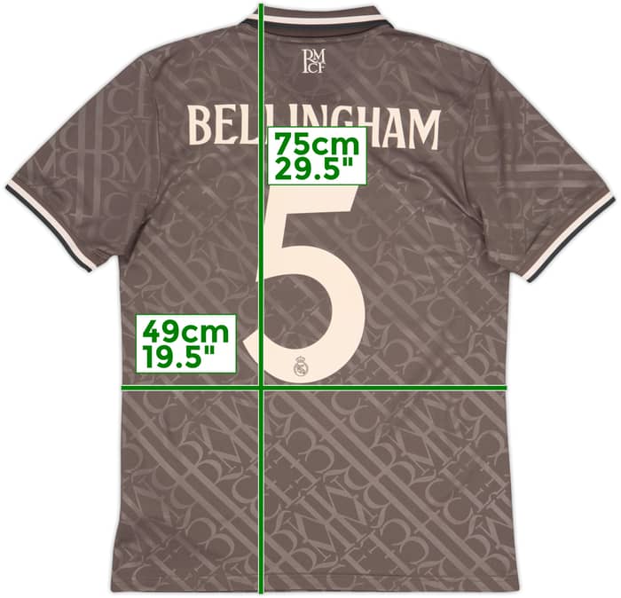 2024-25 Real Madrid Third Shirt Bellingham #5 - 10/10 - (M)
