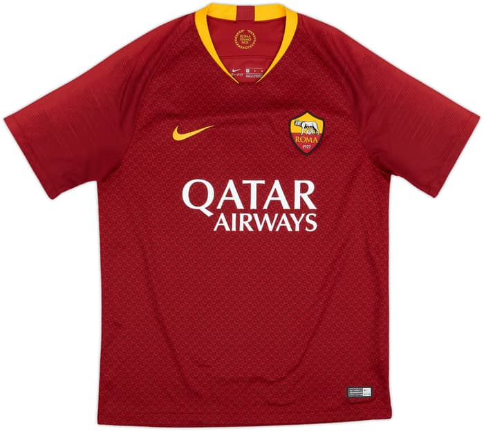 2018-19 Roma Home Shirt De Rossi #16 - 8/10 - (M)