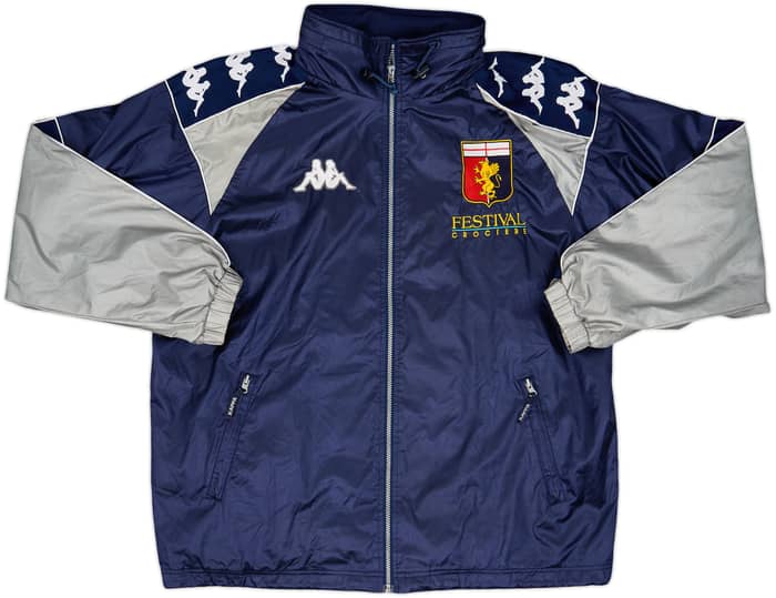 1998-01 Genoa Kappa Hooded Rain Coat - 8/10 - (XL)