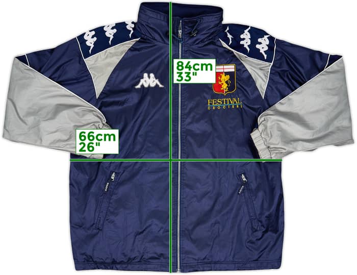 1998-01 Genoa Kappa Hooded Rain Coat - 8/10 - (XL)