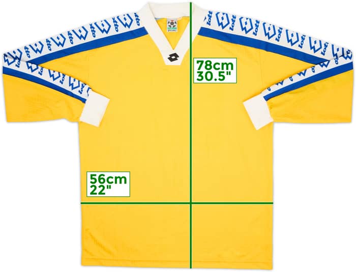 1990s Lotto Template L/S Shirt #99 - 9/10 - (XL)