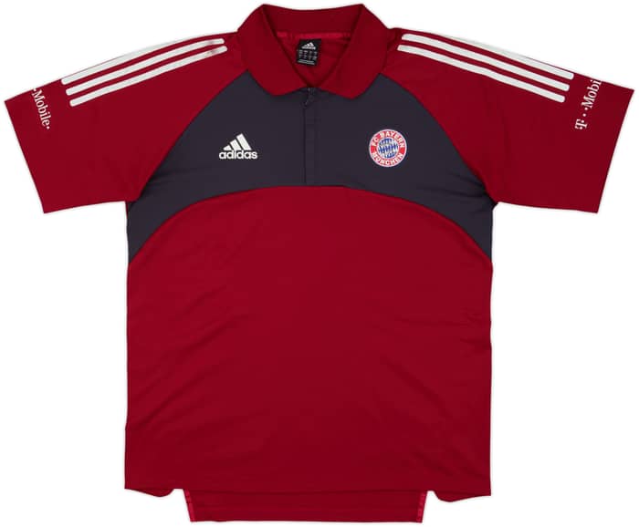 2002-03 Bayern Munich adidas 1/4 Zip Polo Shirt - 4/10 - (M/L)
