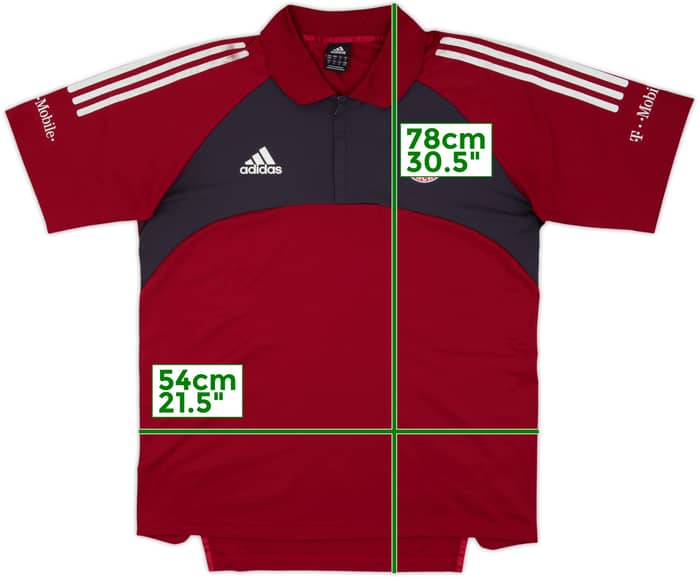 2002-03 Bayern Munich adidas 1/4 Zip Polo Shirt - 4/10 - (M/L)