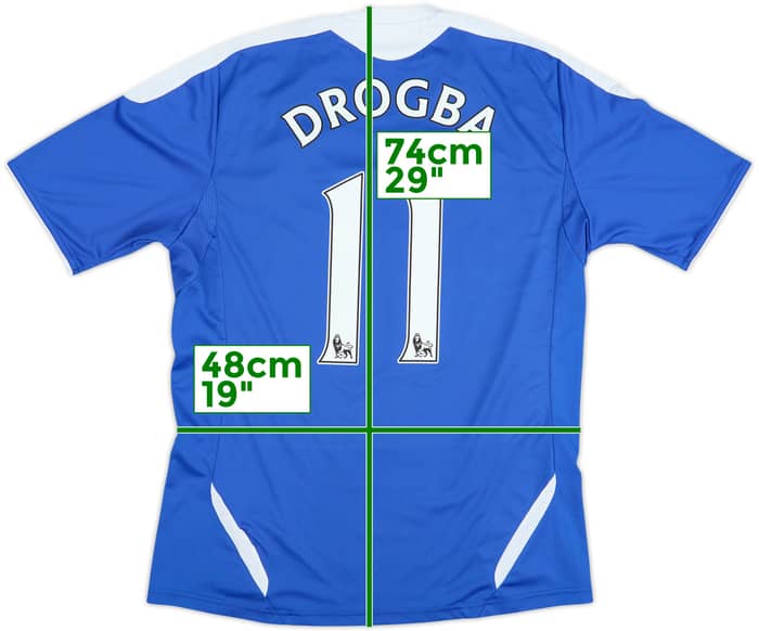 2011-12 Chelsea Home Shirt Drogba #11 - 4/10 - (M)