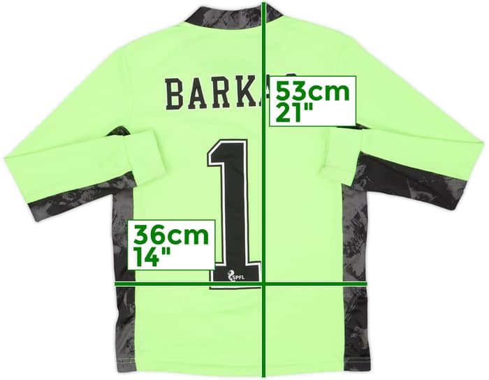 2020-21 Celtic GK Shirt Barkas #1 - 8/10 - (S.Boys)