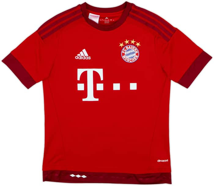 2015-16 Bayern Munich Home Shirt Thiago #6 - 5/10 - (L.Boys)