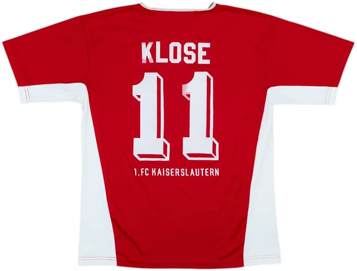2002-03 Kaiserslautern Basic Home Shirt Klose #11 - 5/10 - (M.Boys)