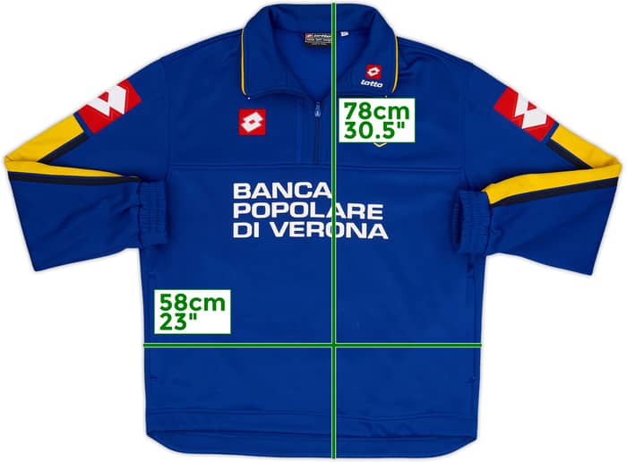 2005-06 Chievo Verona Lotto 1/4 Zip Drill Top - 5/10 - (L)