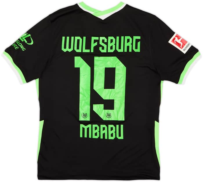 2020-21 Wolfsburg Away Shirt Mbabu #19 - 5/10 - (M)