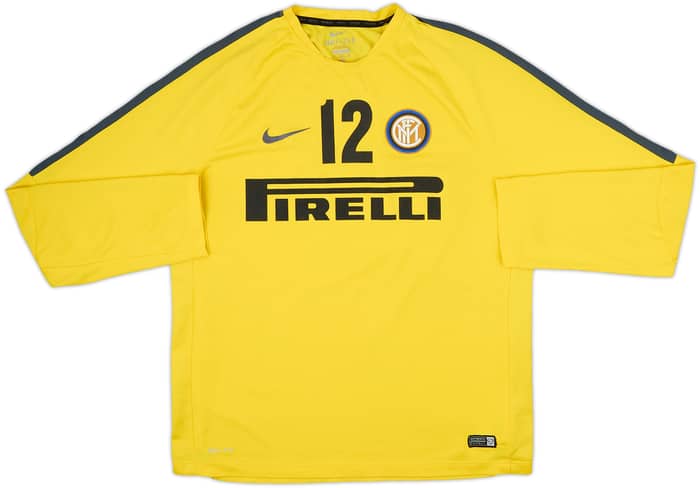 2014-15 Inter Milan Player Issue Nike Training L/S Shirt #12 - 5/10 - (XL)