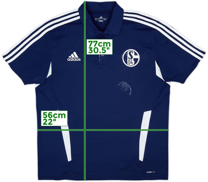 2011-12 Schalke adidas Polo Shirt - 4/10 - (XL)