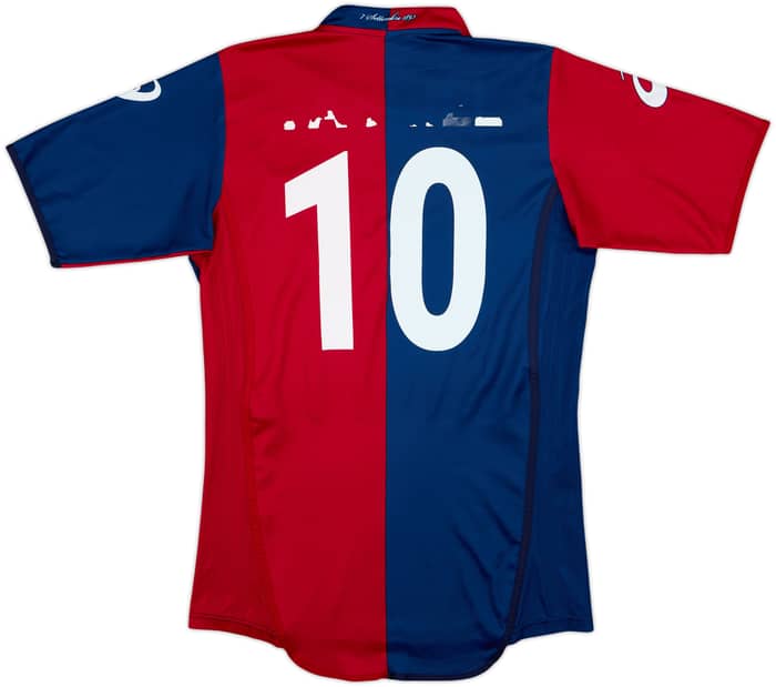 2009-10 Genoa Home Shirt #10 - 4/10 - (M)