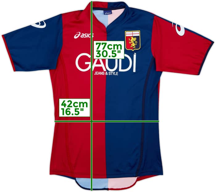 2009-10 Genoa Home Shirt #10 - 4/10 - (M)