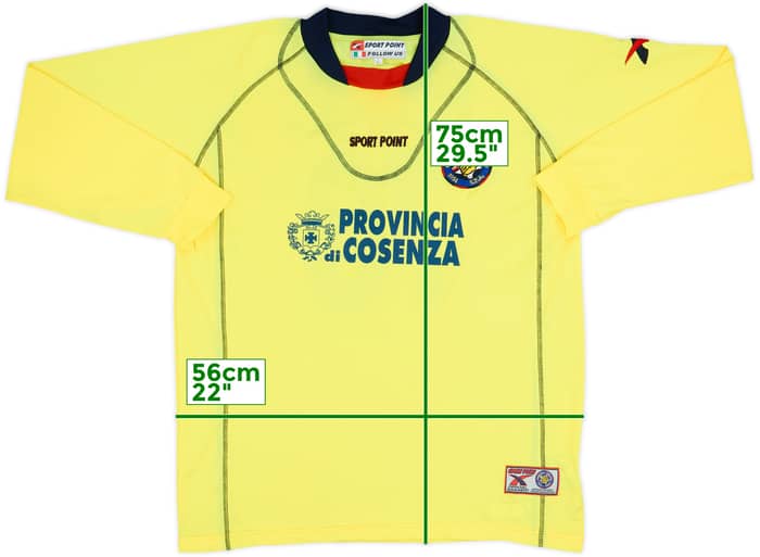 2002-03 Cosenza Third L/S Shirt Antonelli #78 - 5/10 - (L)
