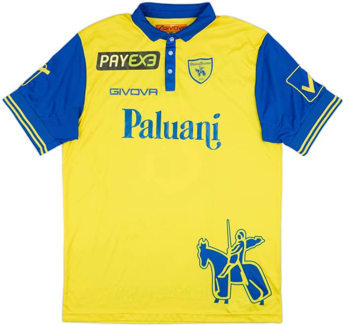 2015-16 Chievo Verona Home Shirt Radovanovic #8 - 7/10 - (XL)