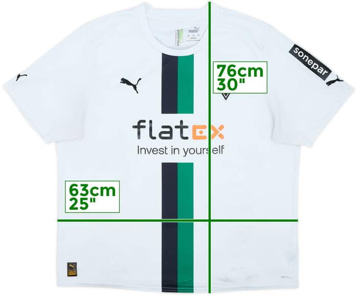 2022-23 Borussia Monchengladbach Home Shirt - 6/10 - (XXL)