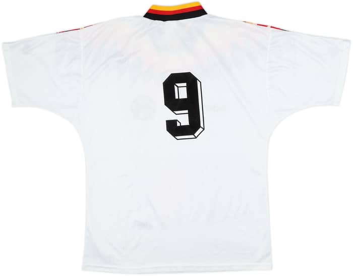 1994-96 Germany Home Shirt #9 - 8/10 - (L)