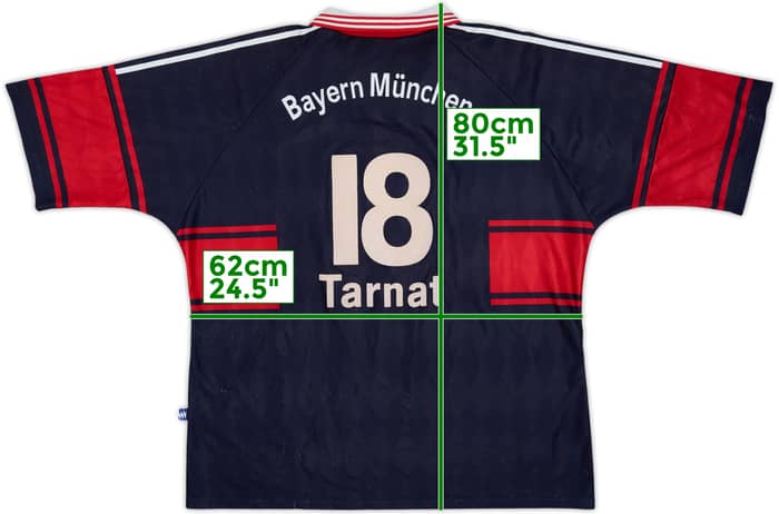 1997-99 Bayern Munich Home Shirt Tarnat #18 - 6/10 - (XXL)