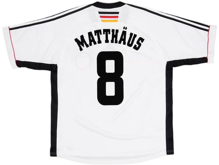 1998-00 Germany Home/Training Shirt Matthaus #8 - 8/10 - (L)