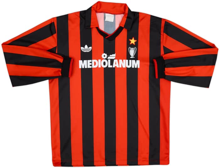 1990-91 AC Milan Home L/S Shirt - 4/10 - (XL)