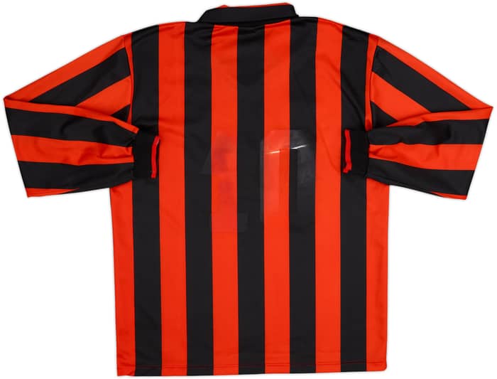 1990-91 AC Milan Home L/S Shirt - 4/10 - (XL)