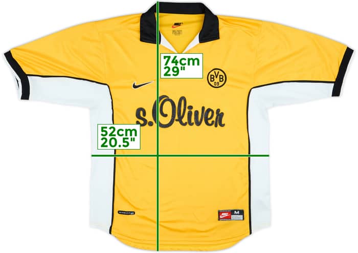 1998-00 Borussia Dortmund Home Shirt - 9/10 - (M)