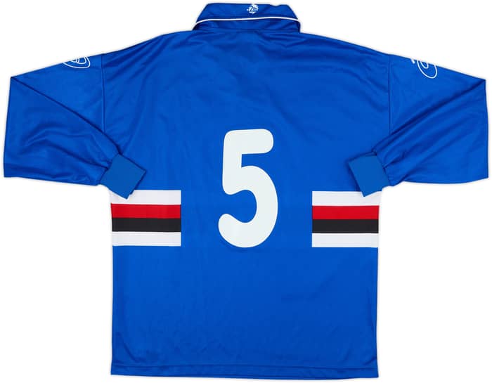 1999-00 Sampdoria Home L/S Shirt #5 - 5/10 - (L)
